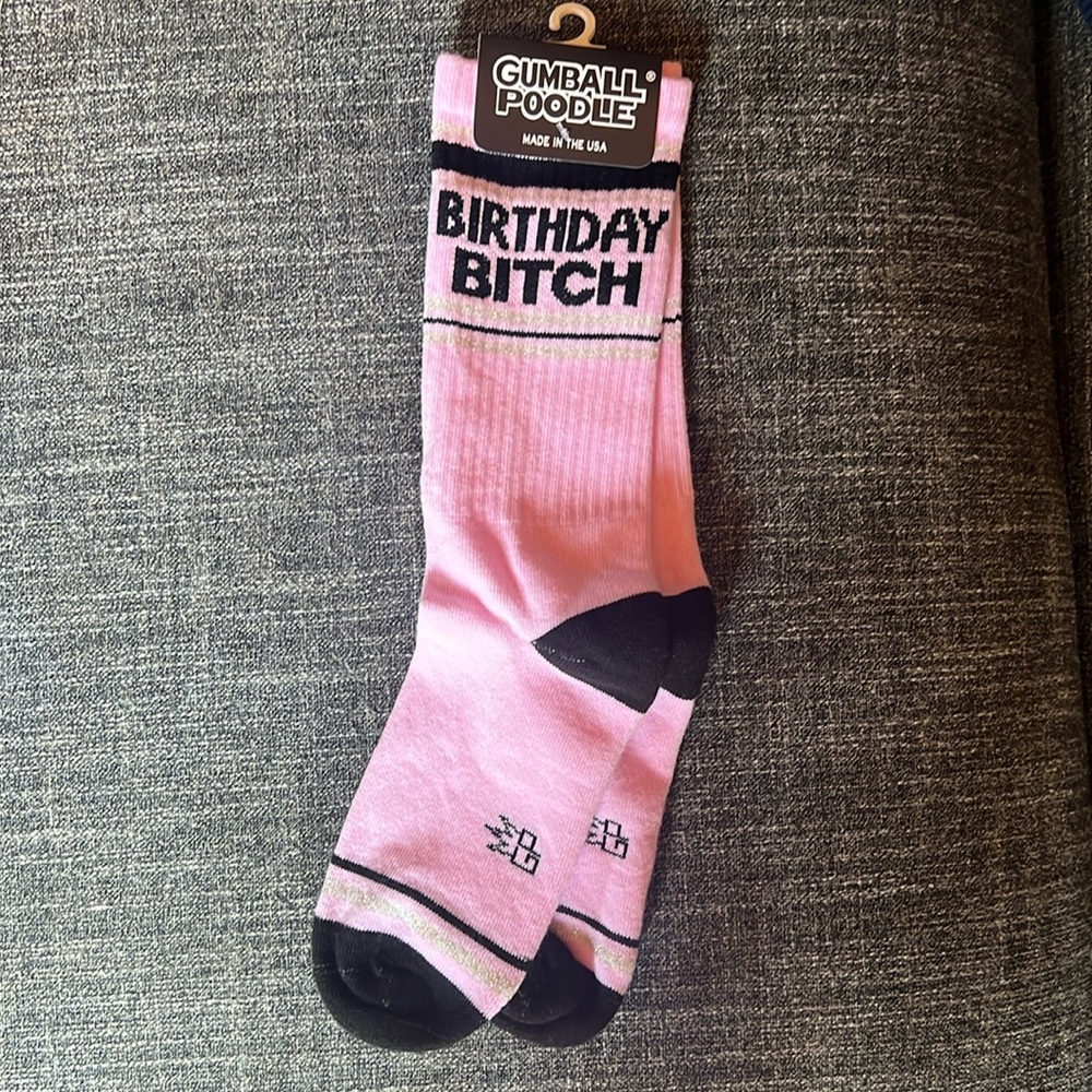 Birthday B*tch socks